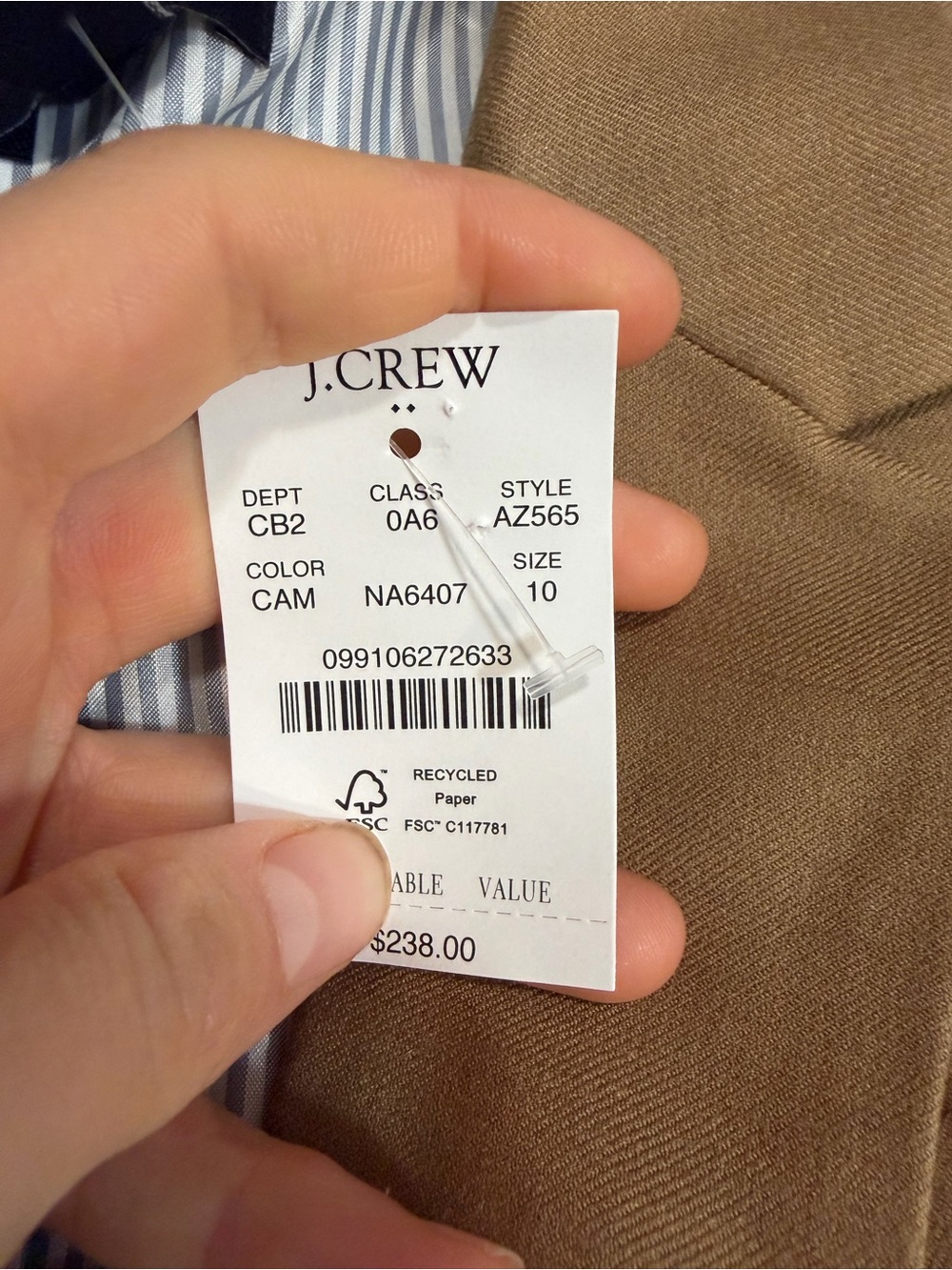 J crew camel Original schoolboy blazer - Picture 4 of 4